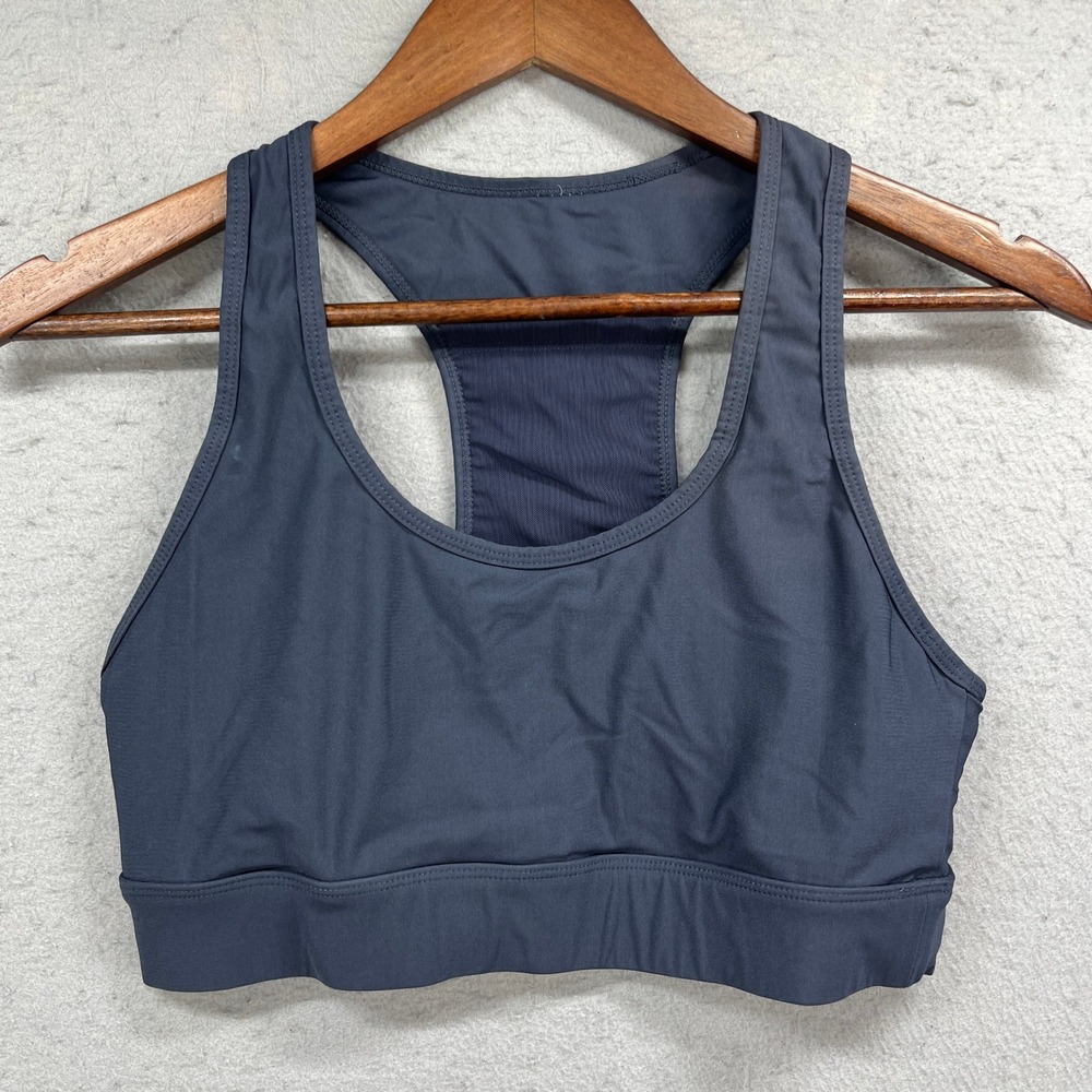 Fabletics Sports Bra Womens Small Blue Racerback Gym Yoga Activewear Athleisure